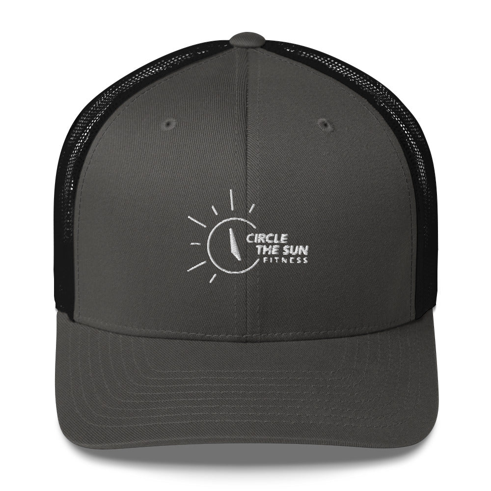 Trucker Cap | Embroidered White