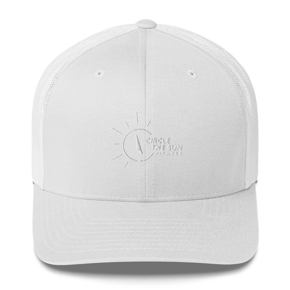 Trucker Cap | Embroidered White