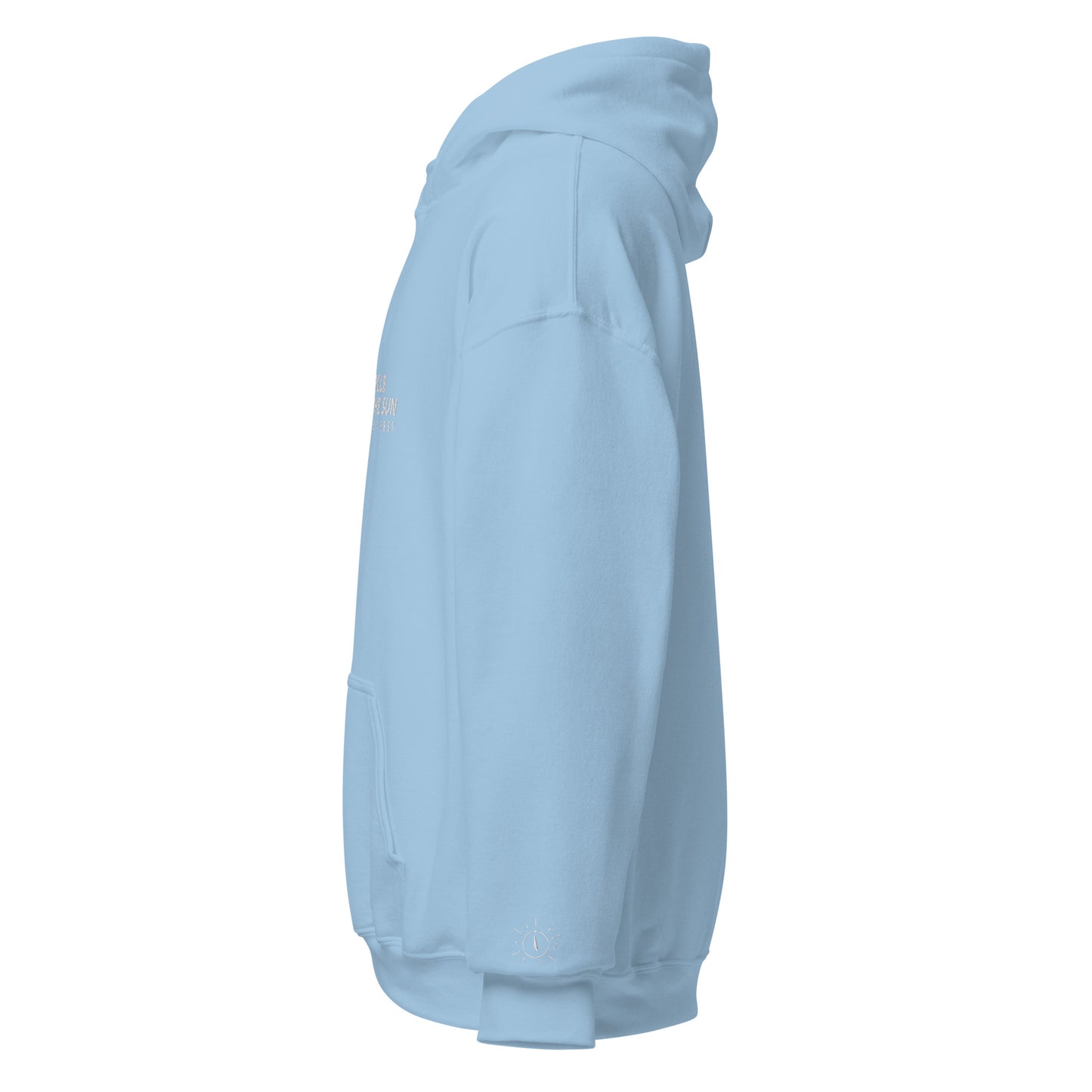 Heavy Blend Hoodie | Embroidered White