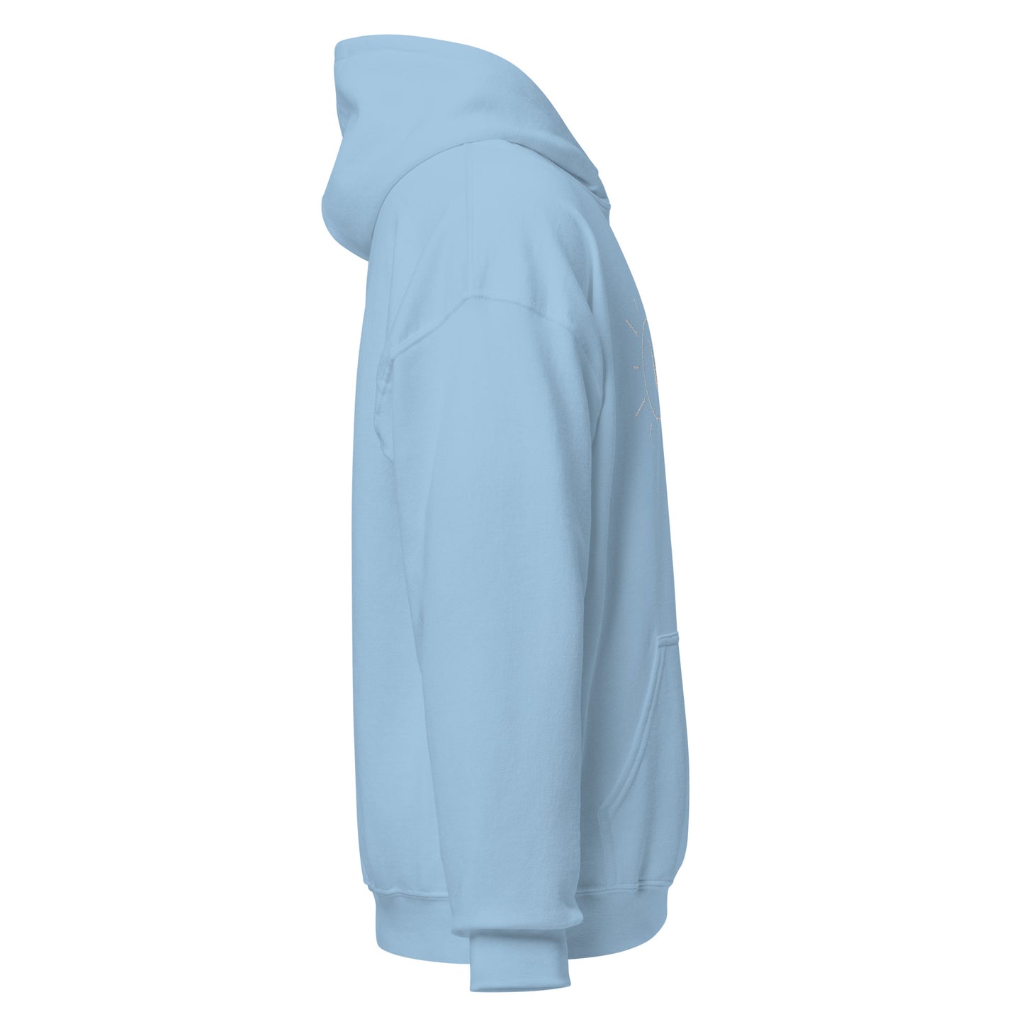 Heavy Blend Hoodie | Embroidered White