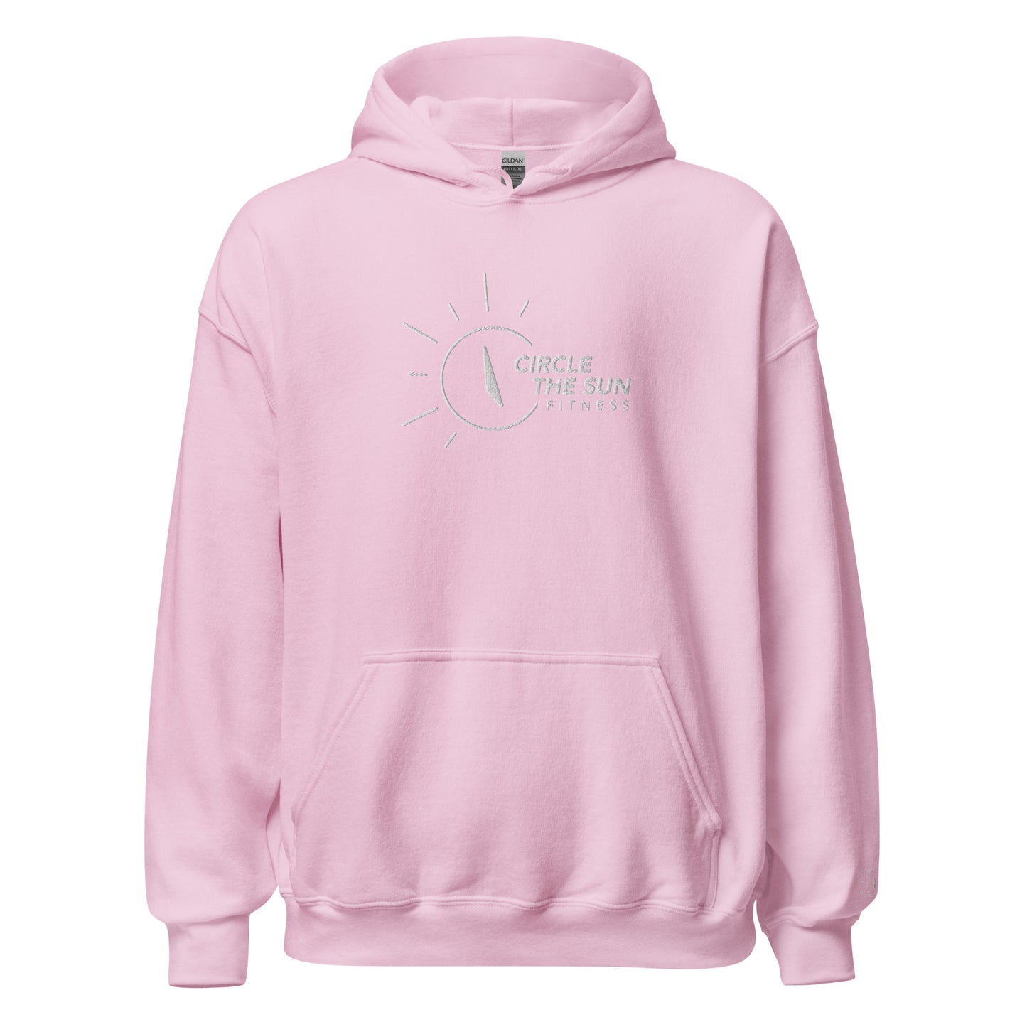 Heavy Blend Hoodie | Embroidered White