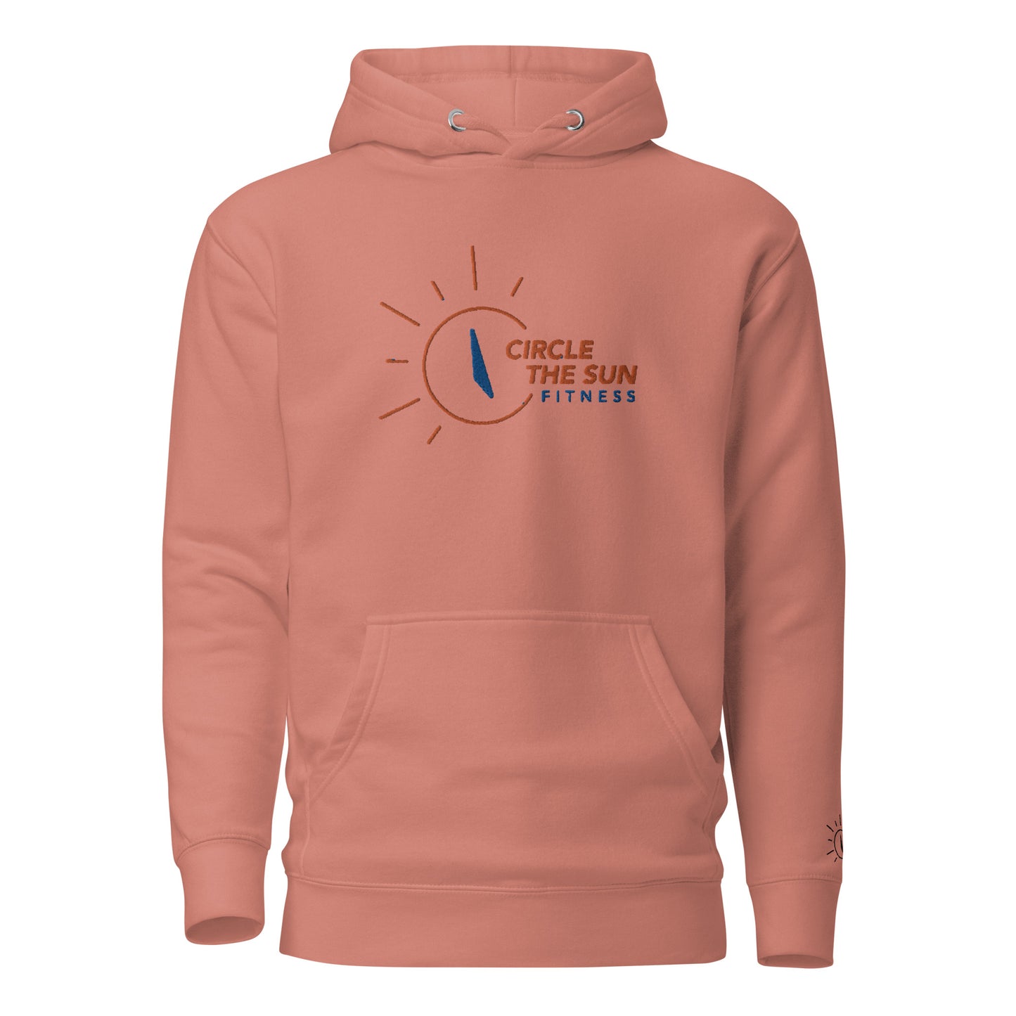 Premium Hoodie | Embroidered Orange