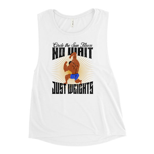 2EASY x CTS | No Wait Just Weights Ladies’ Muscle Tank